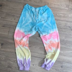 Women’s tye dye sweat pants